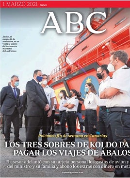 Imagen - Así desveló ABC hace cinco años los pagos de Ábalos y Koldo en metálico con tres sobres