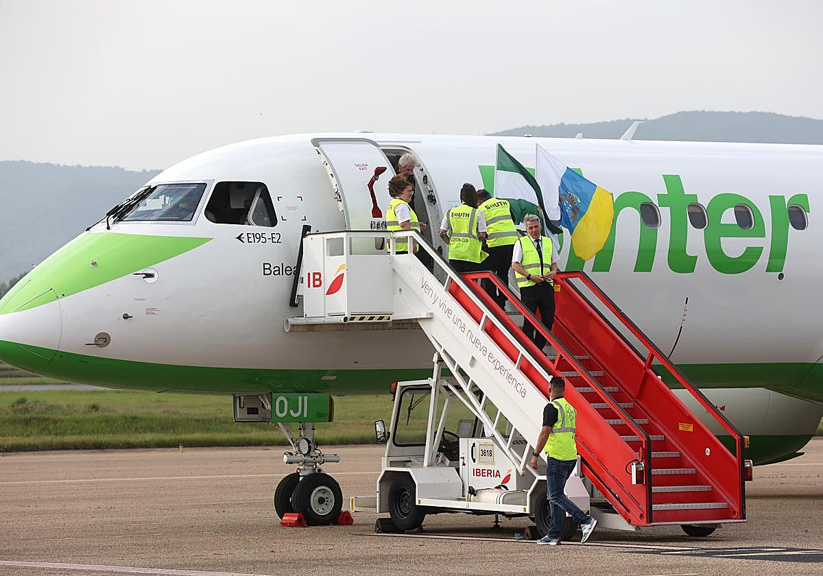Llegada de primer vuelo de Binter el 1 de abril a Córdoba