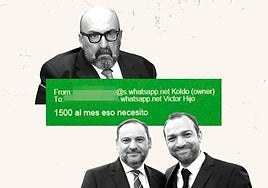 Ábalos utilizaba a su hijo como 'cajero' de buena parte del dinero en efectivo que manejaba