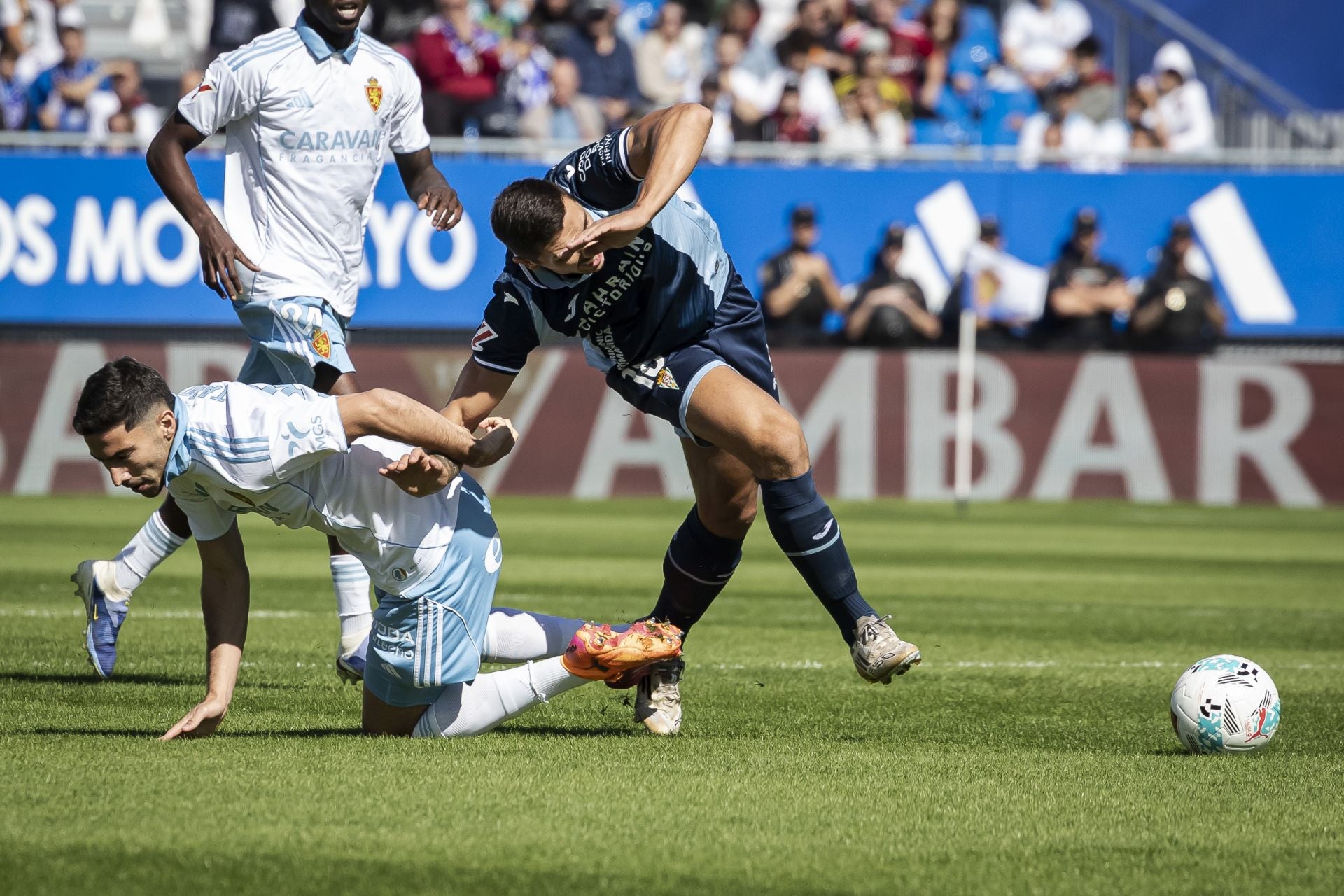 El trabajado triunfo del Córdoba en Zaragoza, en imágenes
