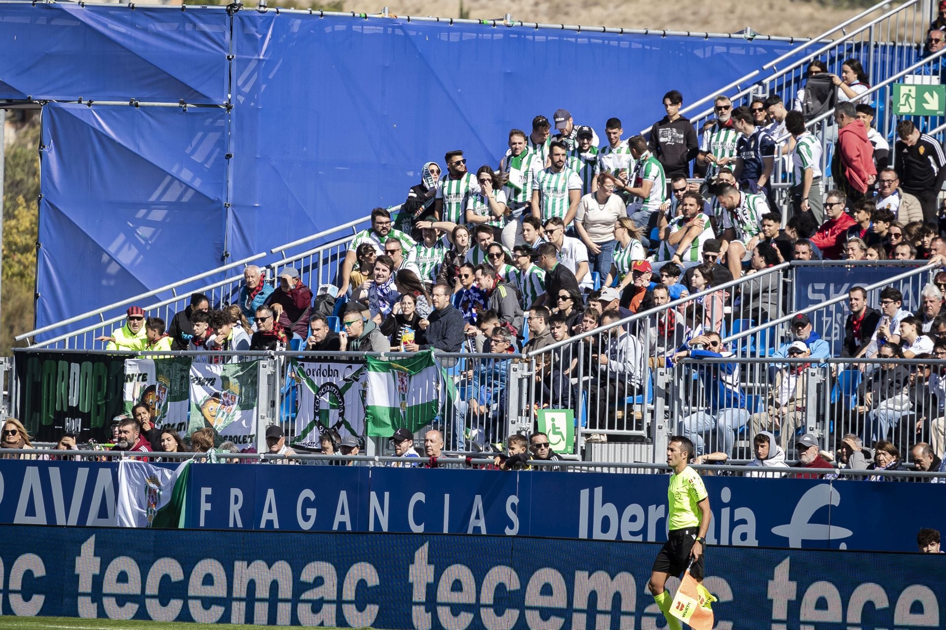 El trabajado triunfo del Córdoba en Zaragoza, en imágenes