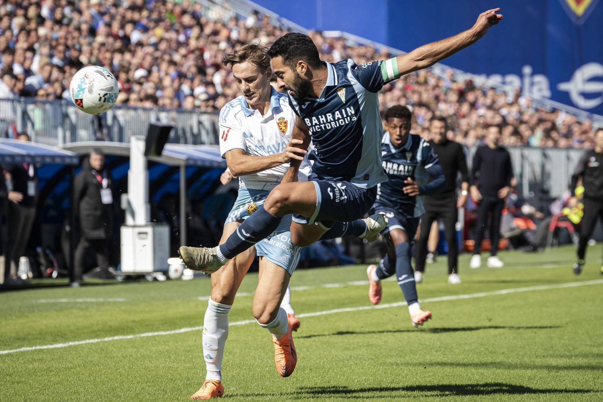 El trabajado triunfo del Córdoba en Zaragoza, en imágenes