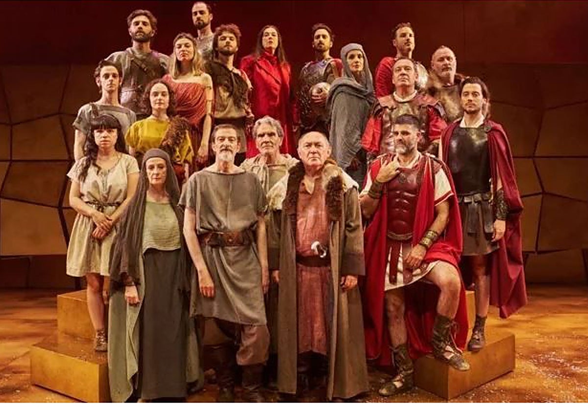 El elenco de la obra