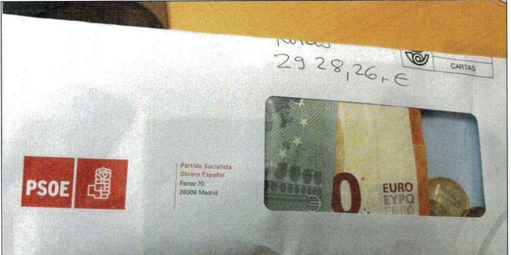 El PSOE informó al Supremo de que desde 2014 hizo más de 80 pagos en efectivo a Cerdán por más de 30.000 euros