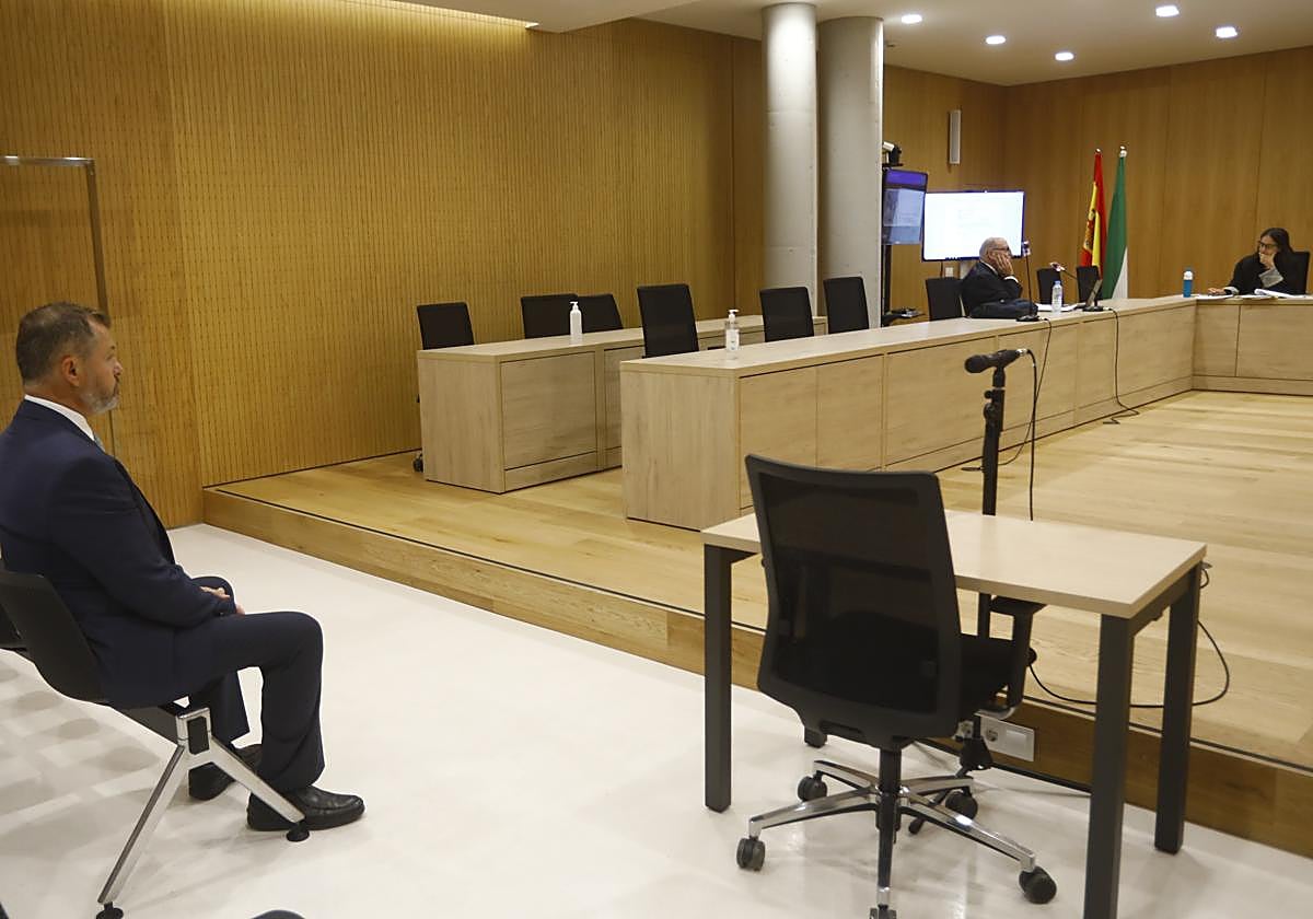 David Dorado, durante el juicio seguido contra él en la Audiencia Provincial