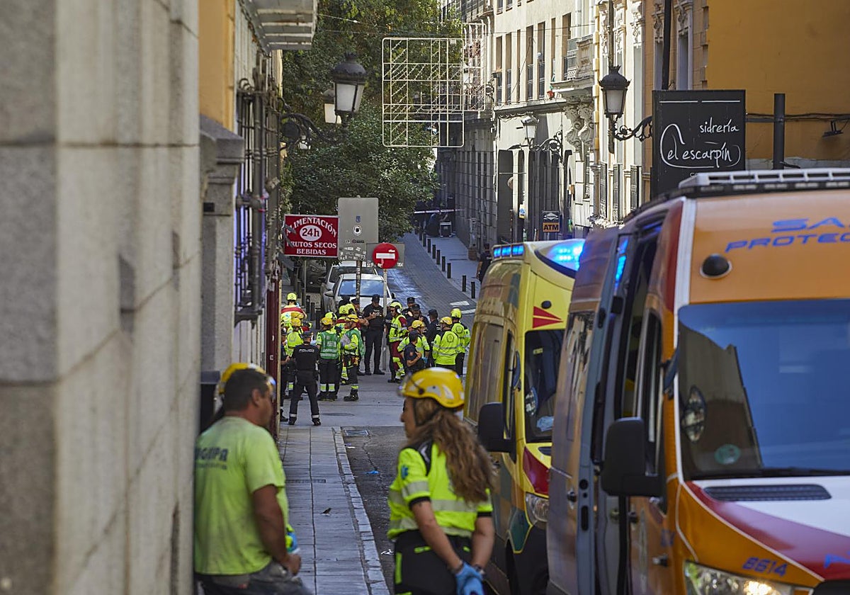 El edificio que colapsó en Ópera tenía una inspección técnica «desfavorable»  de 2022 por el «estado general» de la fachada