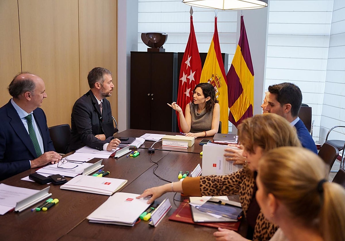 Isabel Díaz Ayuso presidió el miércoles el Consejo de Gobierno de la Comunidad de Madrid
