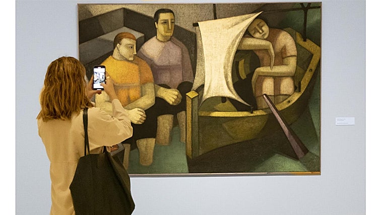 Una de las obras de la muestra