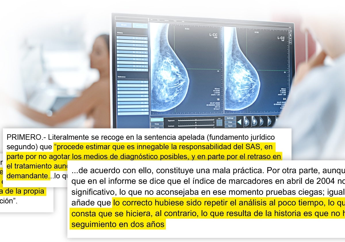 Salud se enfrenta a demandas por mala praxis en el cáncer de mama en Andalucía desde hace décadas