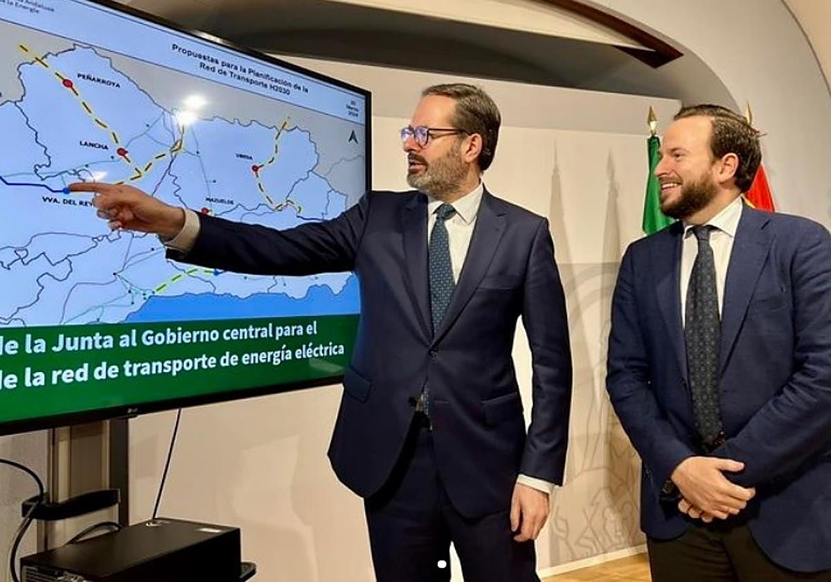 El delegado del Gobierno en la presentación de la propuesta de la Junta de mejora de potencia eléctrica