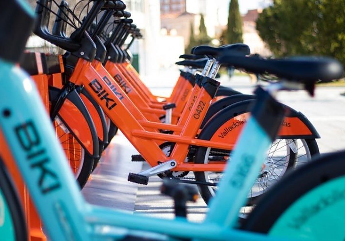 Foto de archivo del Ayuntamiento de Valladolid del servicio de bicicletas BIKI