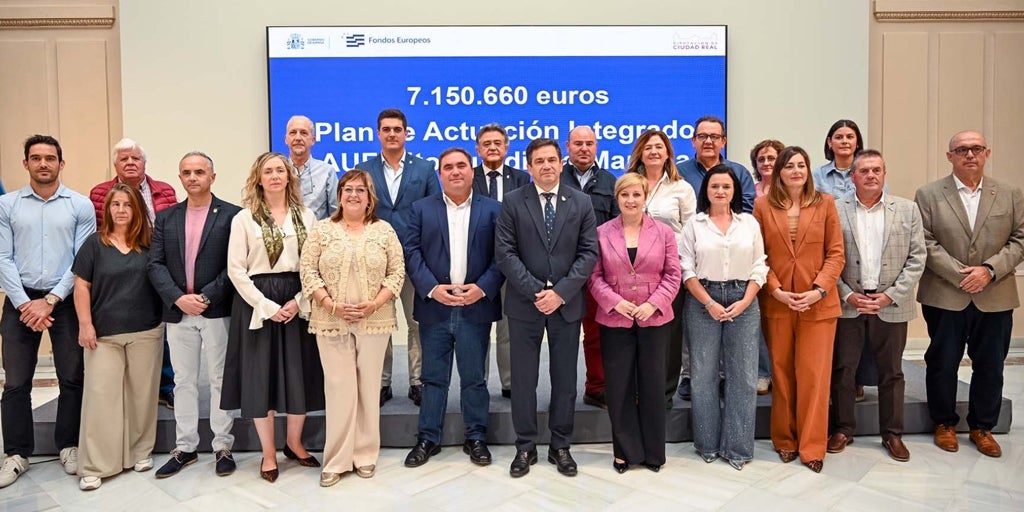 La Diputación de Ciudad Real lidera el EDIL mejor valorado: 7,15 millones para 15 municipios del Alto Guadiana-Mancha