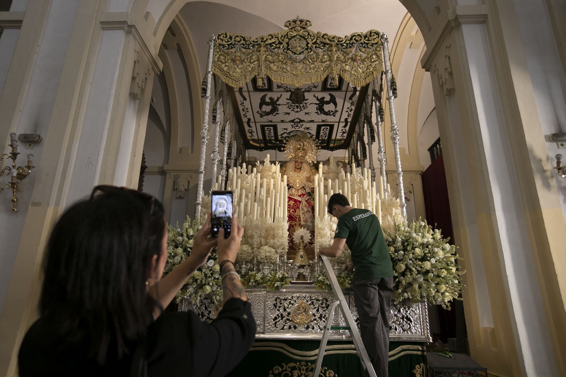 Los preparativos del Vía Crucis Magno de Córdoba, en imágenes