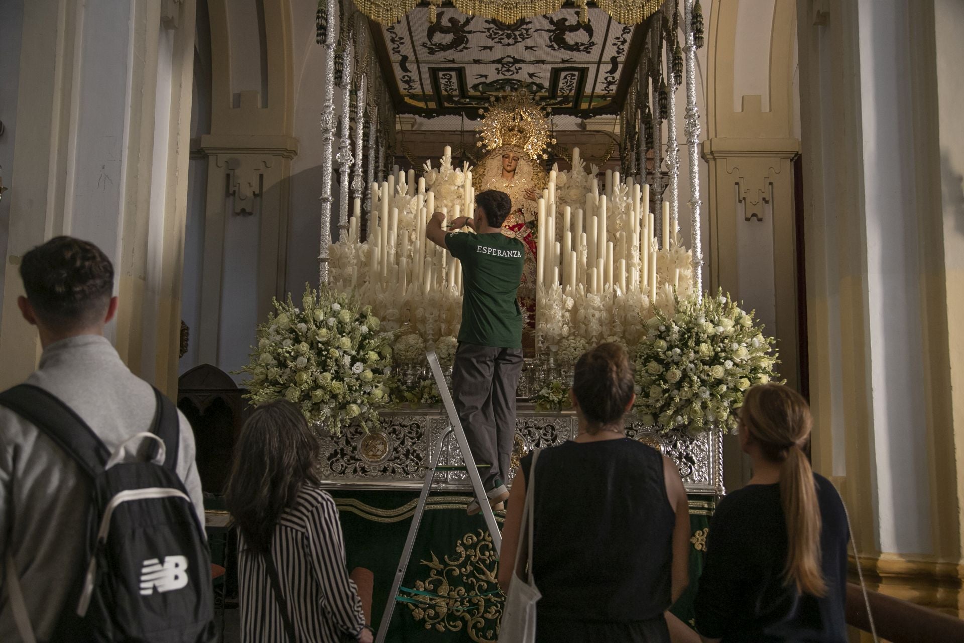 Los preparativos del Vía Crucis Magno de Córdoba, en imágenes