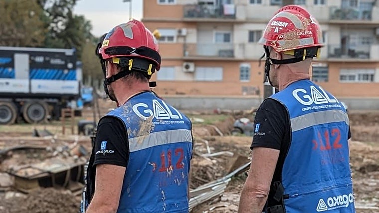 Efectivos del GALI durante su intervención tras la DANA que azotó Valencia en 2024