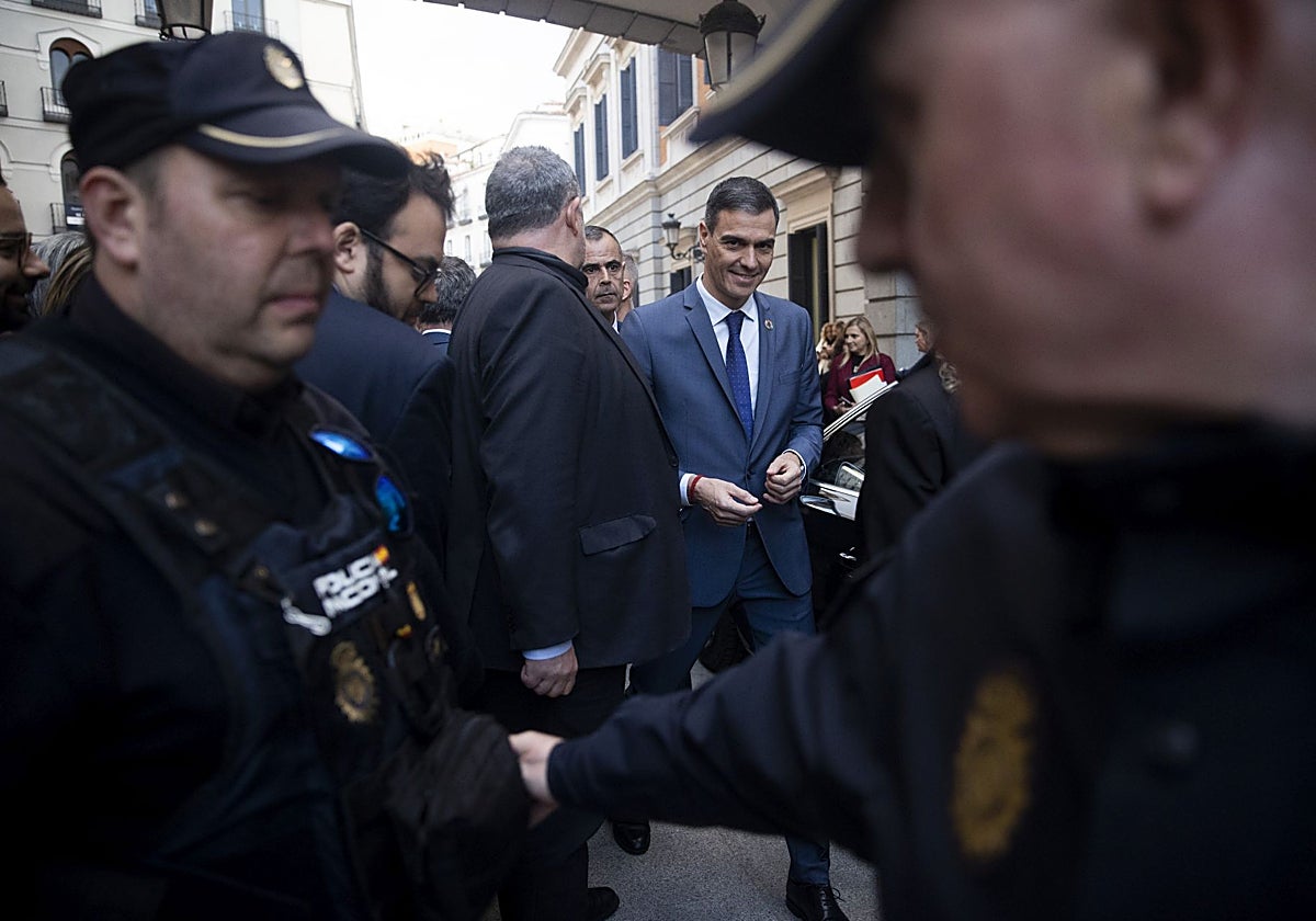 El presidente del Gobierno, Pedro Sánchez