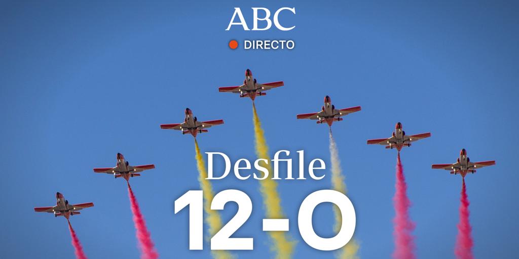 Desfile Fuerzas Armadas por el Día de la Fiesta Nacional, en directo: última hora de los actos por el Día de la Hispanidad hoy