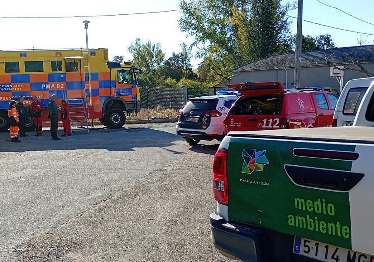 Dispositivo de búsqueda del anciano de 96 años extraviado en Escuredo (León)