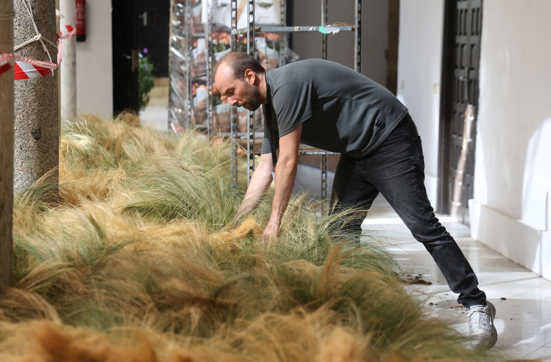 El arranque del montaje de Flora 2025, en imágenes