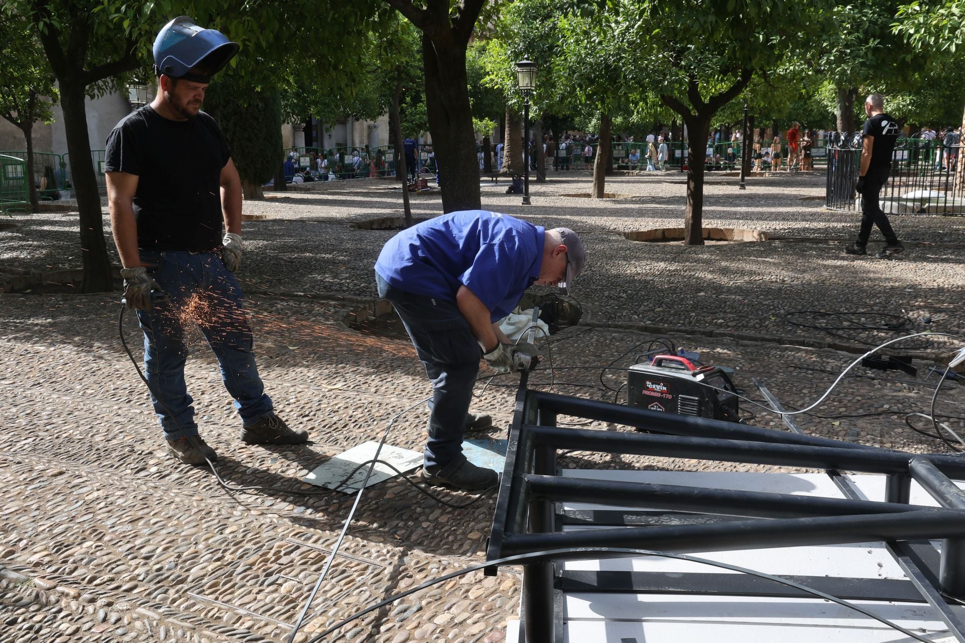 El arranque del montaje de Flora 2025, en imágenes