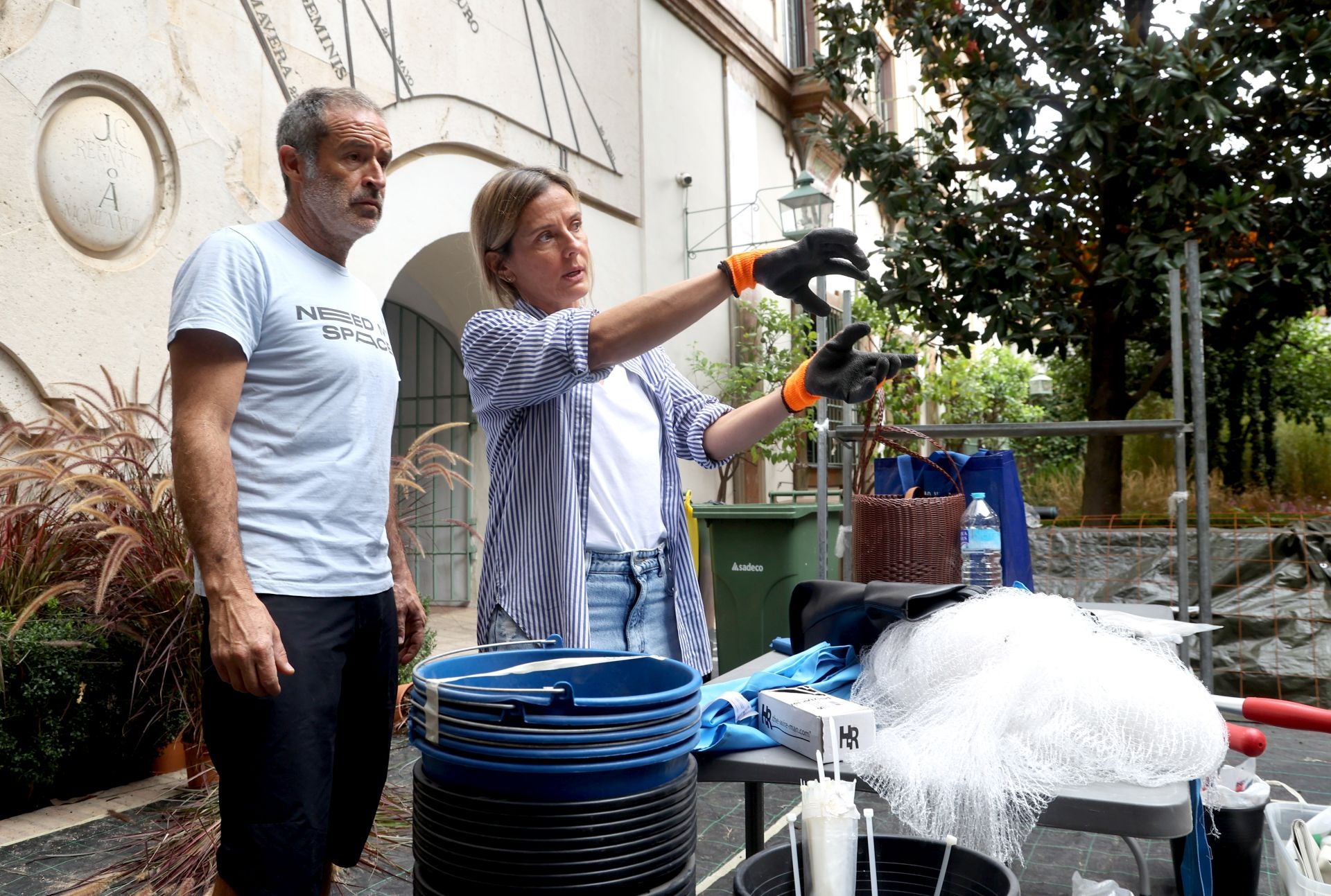 El arranque del montaje de Flora 2025, en imágenes