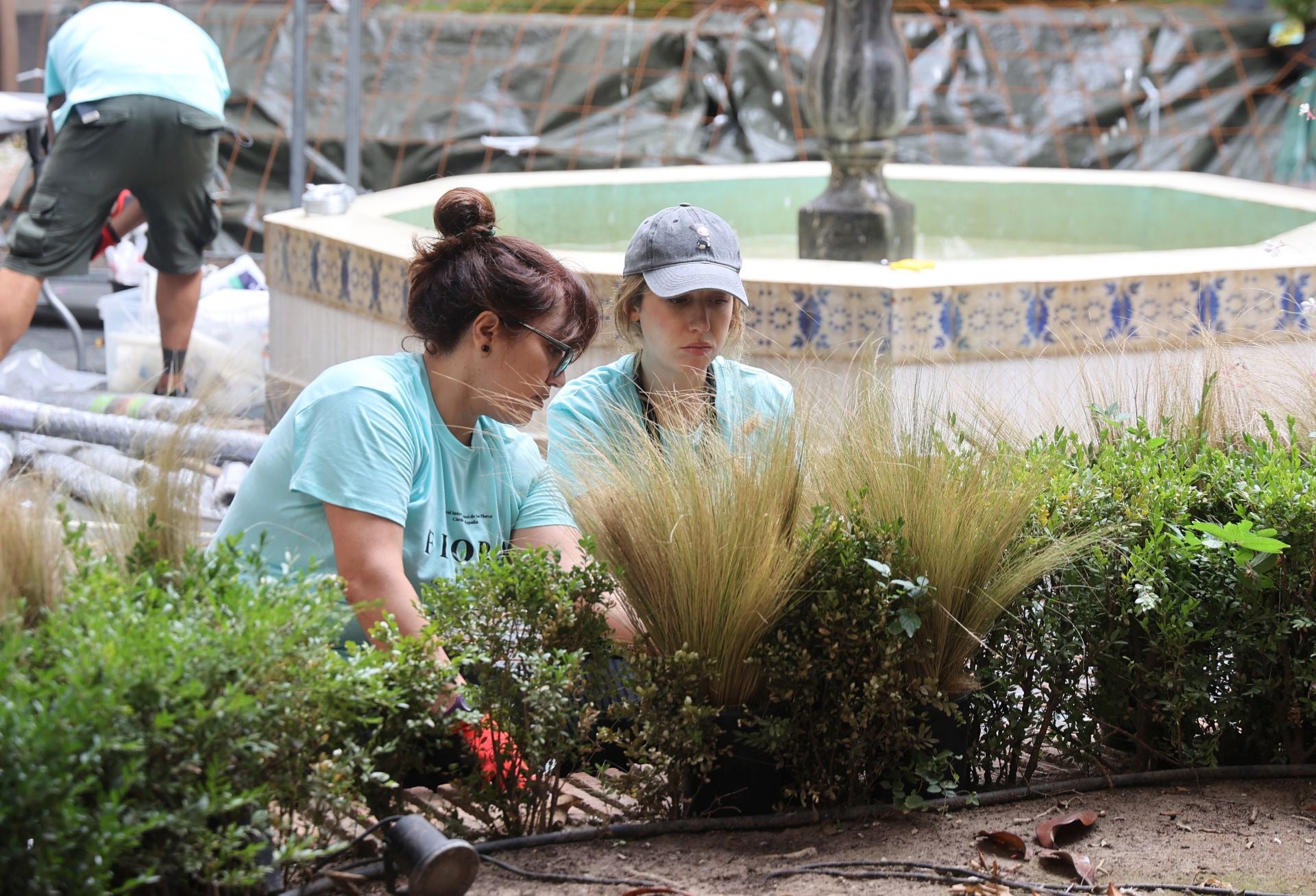 El arranque del montaje de Flora 2025, en imágenes