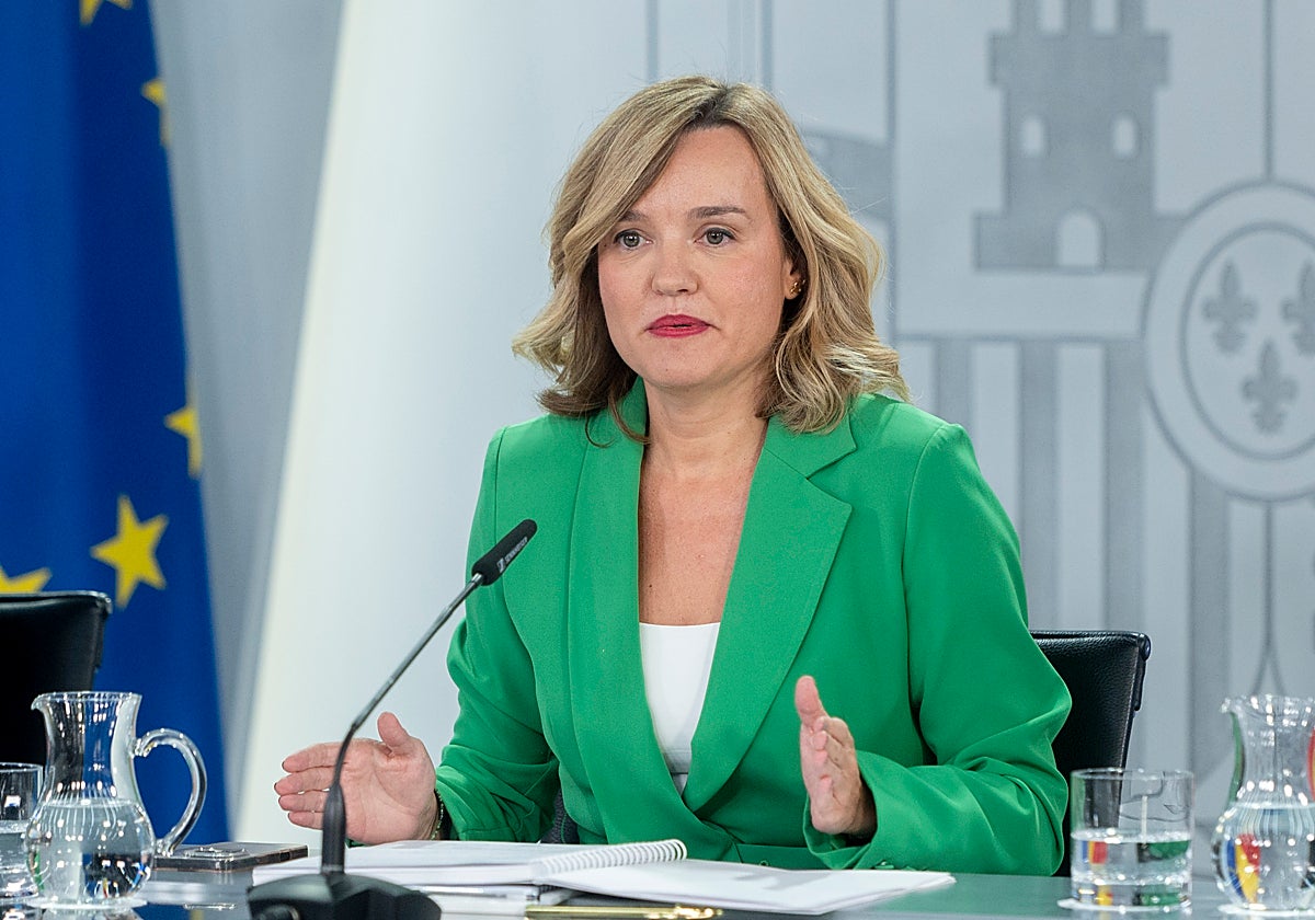 La ministra de Educación, Formación Profesional y Deportes y portavoz del Gobierno, Pilar Alegría
