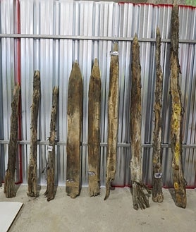 Imagen secundaria 2 - Restos históricos y paleontológicos rescatados durante las excavaciones de la estación de Metro de la línea 11 Madrid-Río