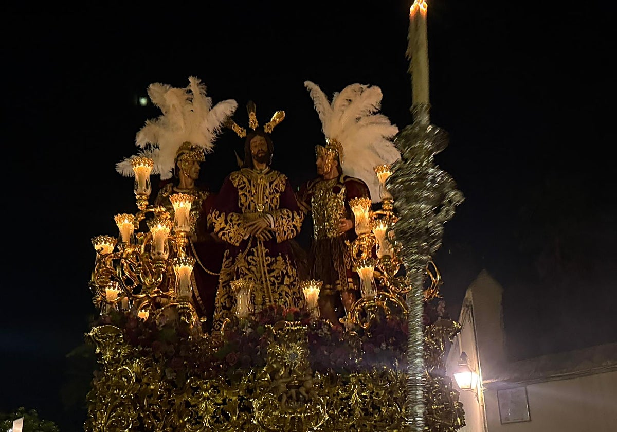 Misterio de la Redención, durante su participación en el Vía Crucis Magno de Córdoba el sábado pasado