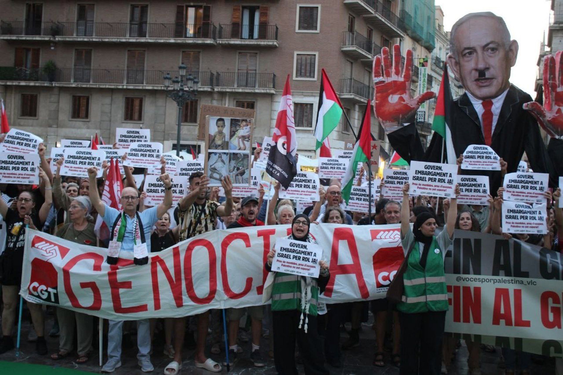 Sanidad decreta servicios mínimos ante la huelga de este miércoles en apoyo al pueblo palestino