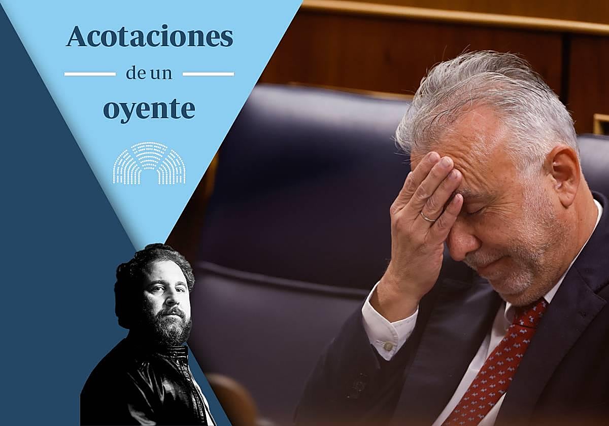 Ángel Víctor Torres, en el Congreso