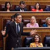 Sánchez guarda silencio con el informe de la UCO, pero reprocha a Feijóo que no hable de los cribados del cáncer en Andalucía