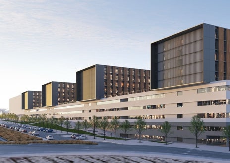 Imagen secundaria 1 - El proyecto de Ciudad de la Justicia propone edificios abiertos y totalmente accesibles, como en las recreaciones que acompañan este texto