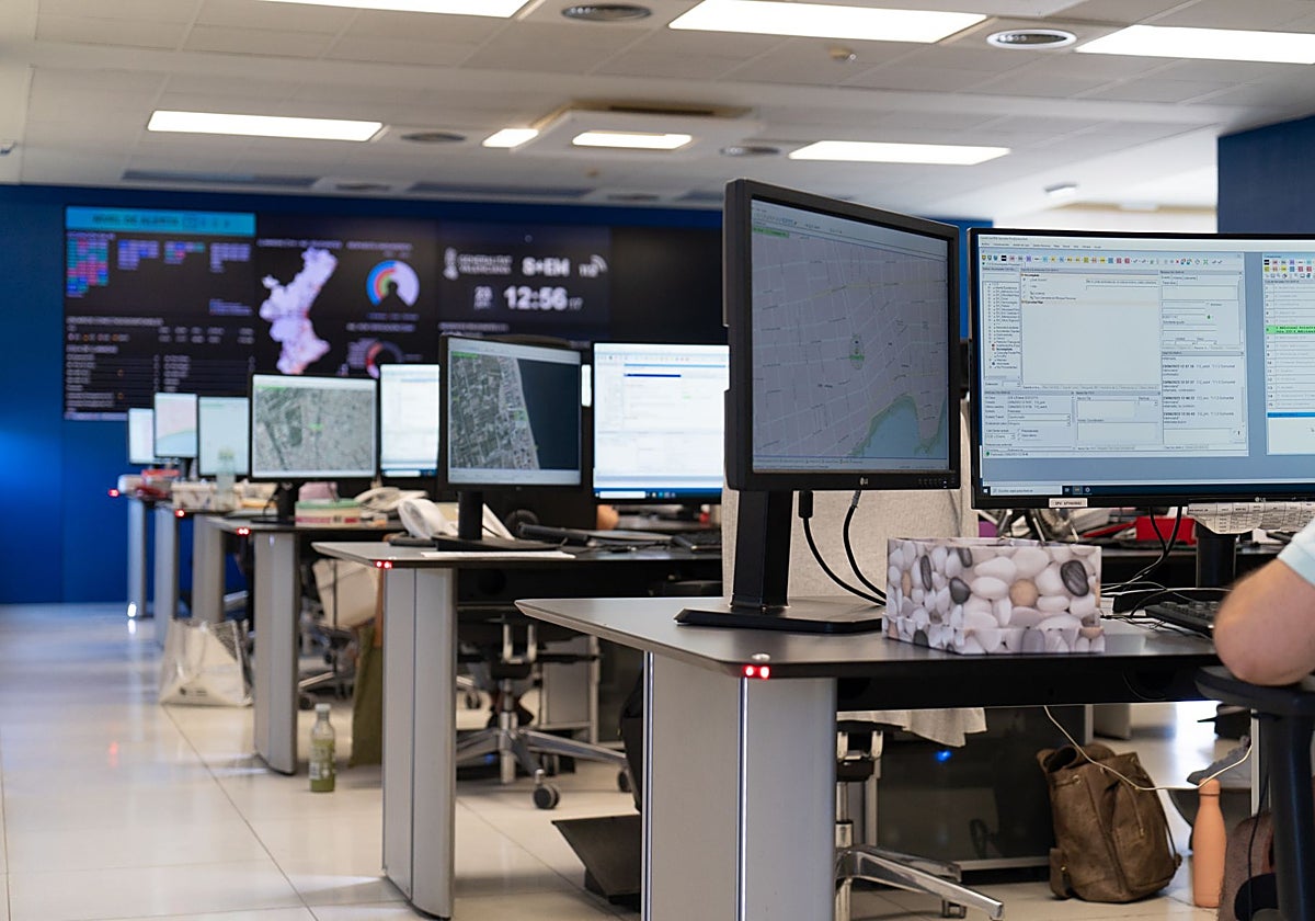 Imagen de archivo del Centro de Coordinación de Emergencias de la Generalitat