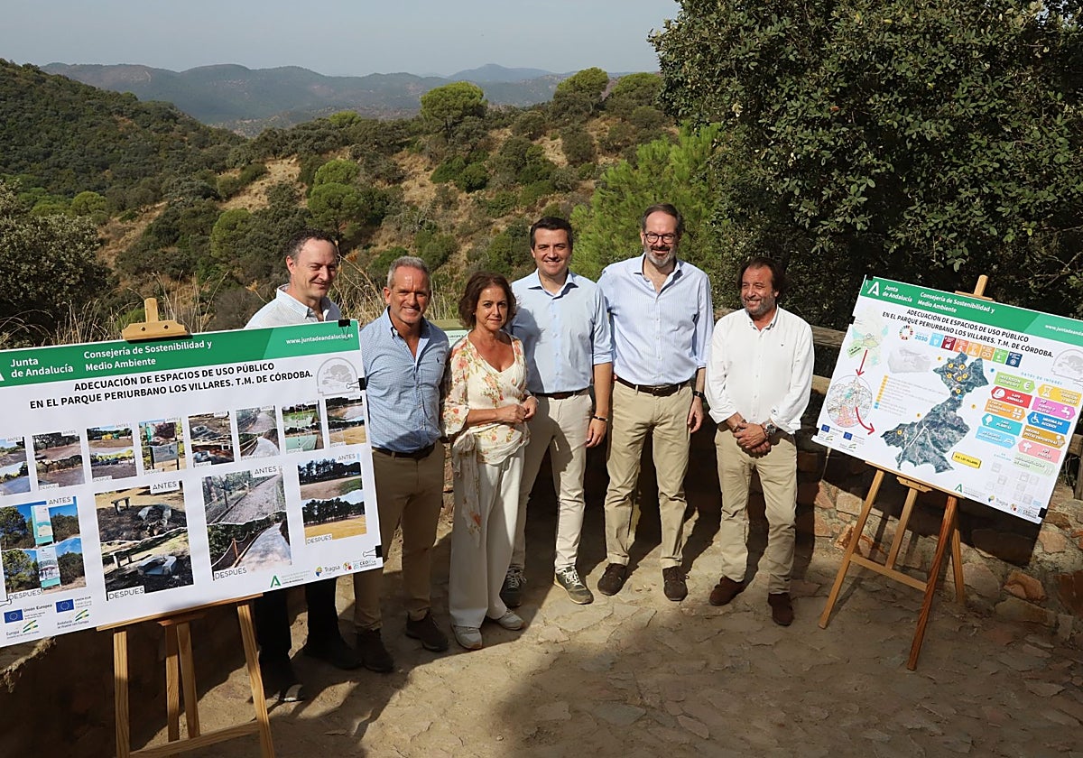La consejera de Medio Ambiente, el alcalde y otras autoridades, en la presentación