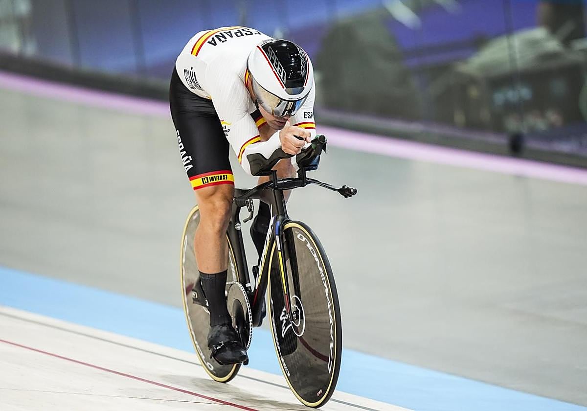 Alfonso Cabello durante una competición