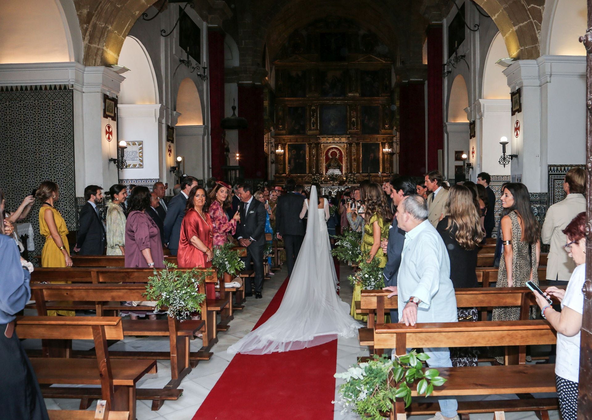 Entrada de la novia en la Iglesia de Santo Domingo de Sanlúcar de Barrameda