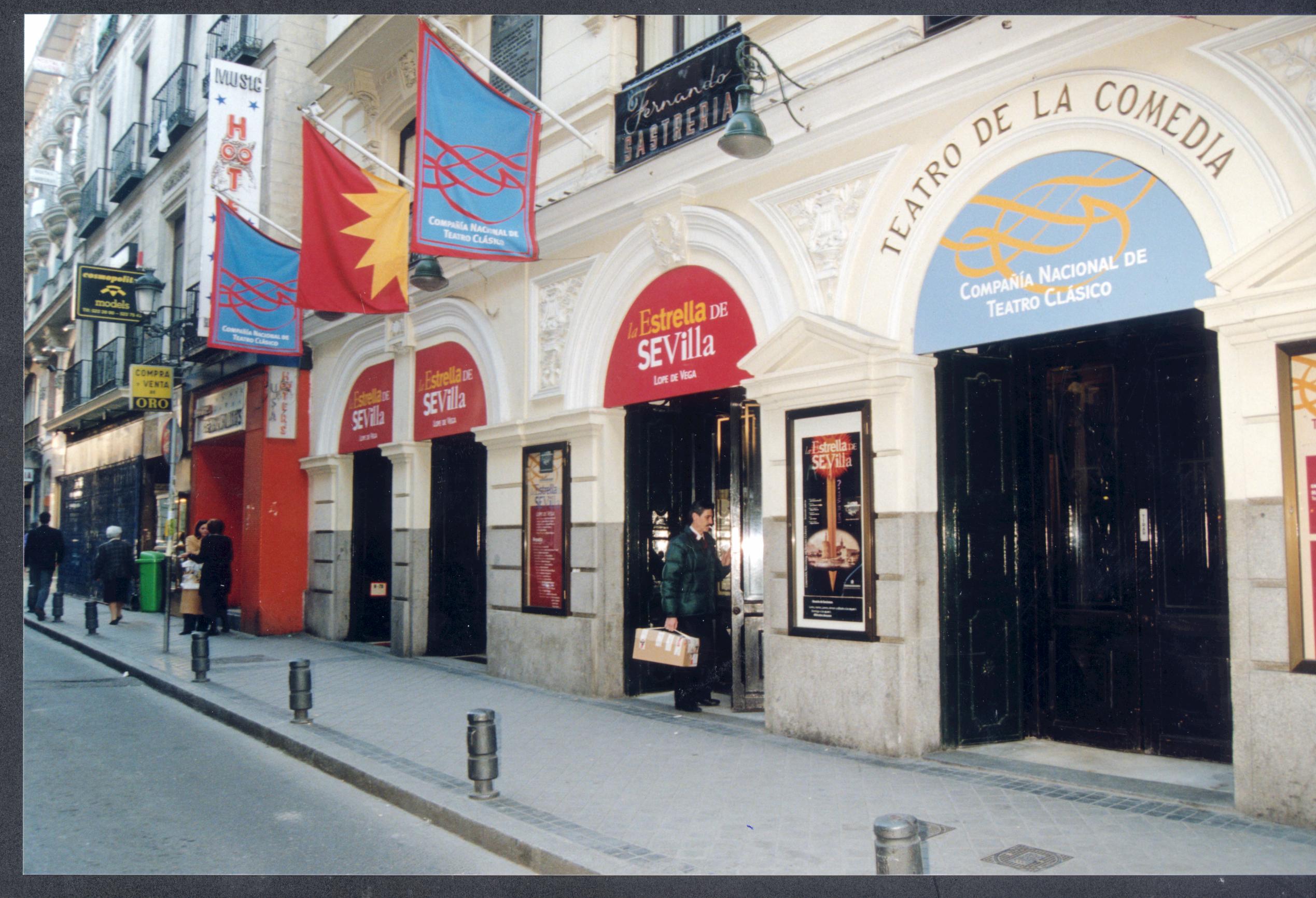 Imagen de archivo del teatro La Comedia, en 1999