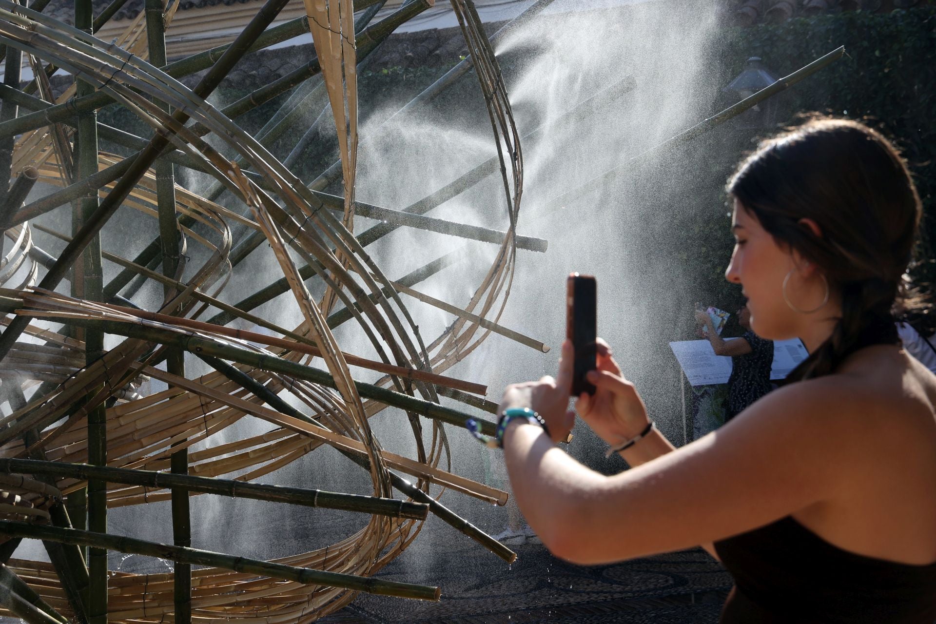 Las multitudinarias visitas a los patios de Flora en Córdoba, en imágenes