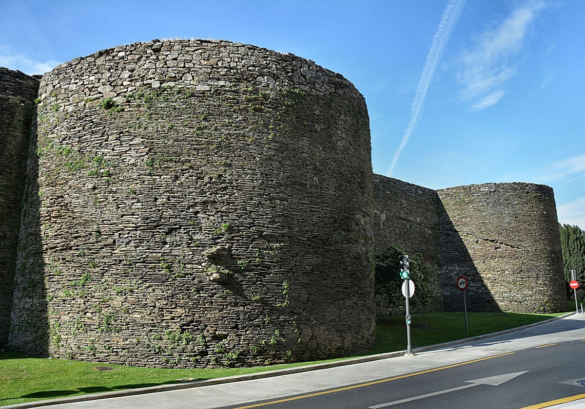 Imagen de archivo de la muralla de Lugo