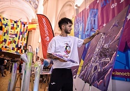 Pinceladas de solidaridad para Enzo en San Marcos