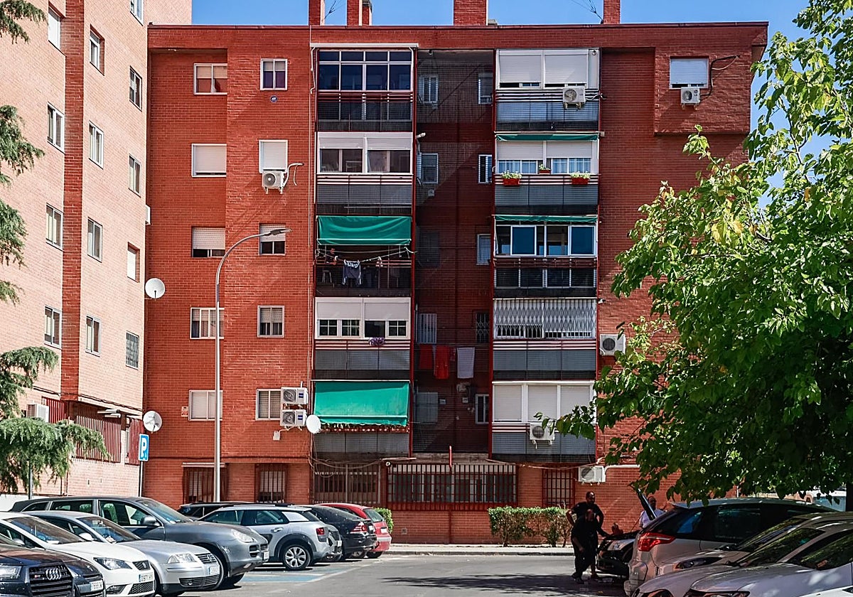 Plaza de la Convivencia, en Vallecas, donde ya se han vendido habitaciones