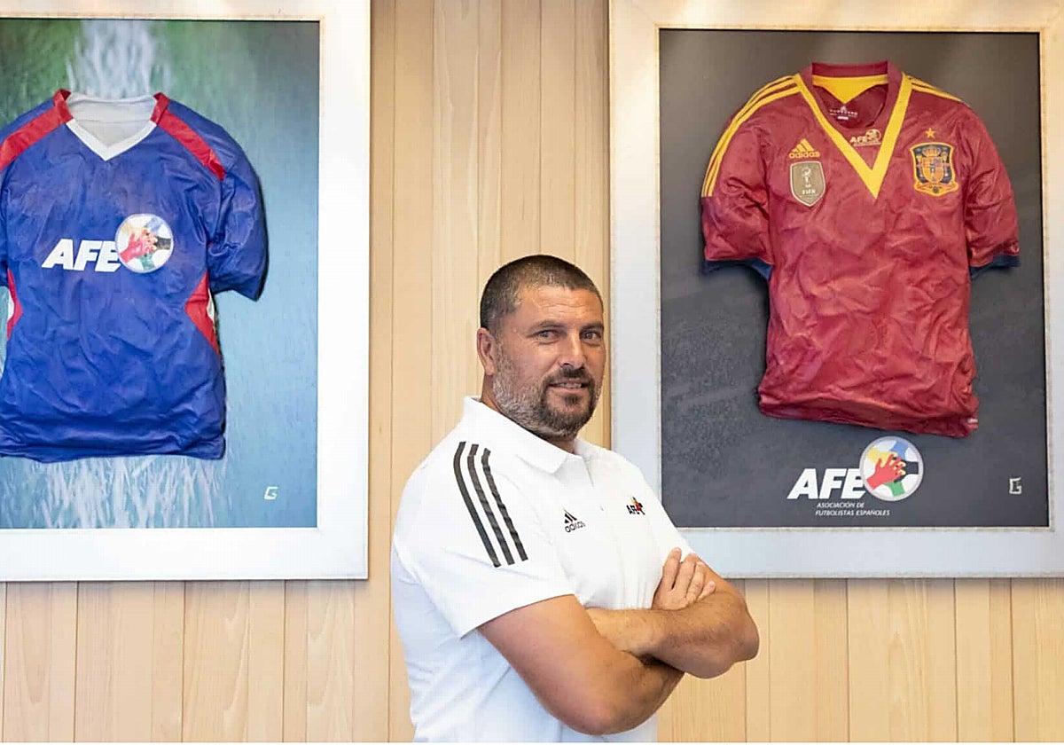 Diego Tristán en su etapa como técnico formador de jugadores de la AFE