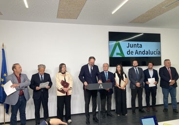 Representantes institucionales, después de la reunión