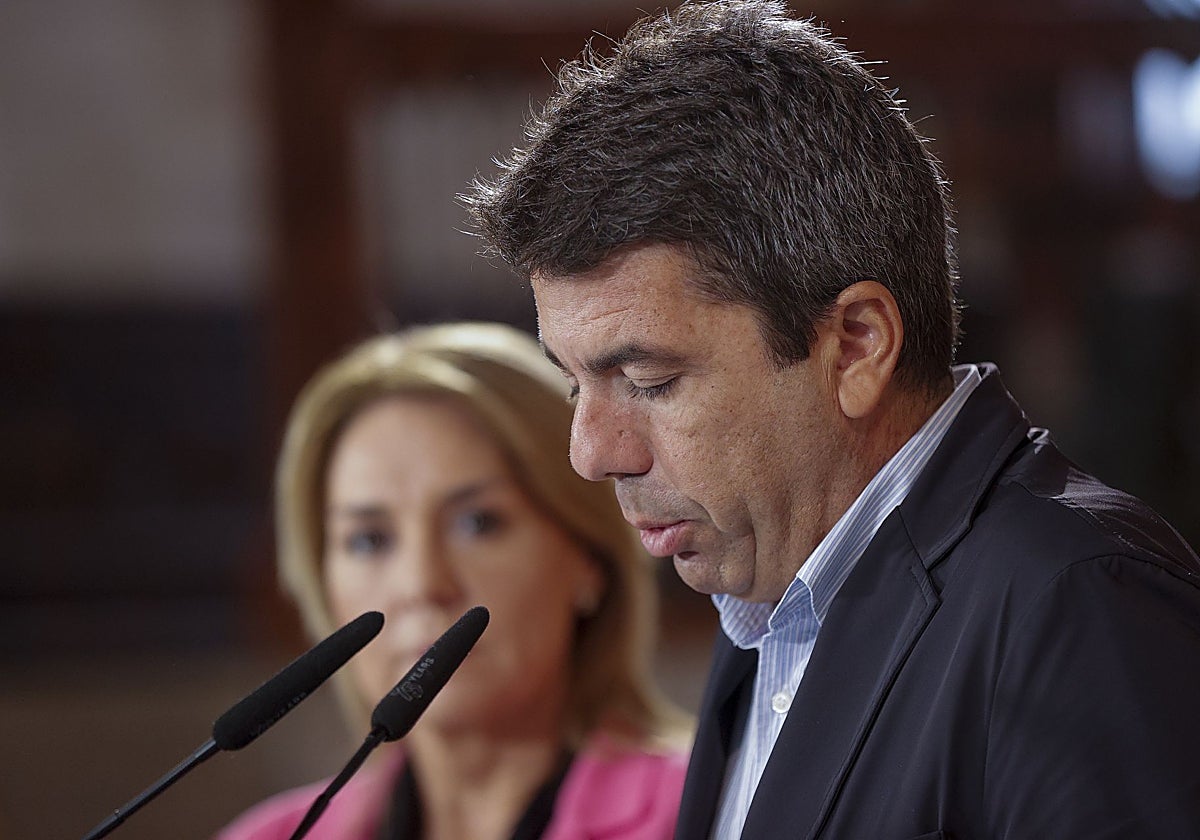 El presidente de la Generalitat Valenciana, Carlos Mazón