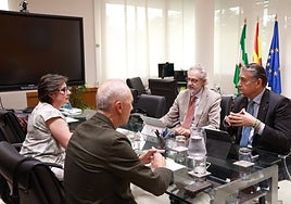 Antonio Sanz se reúne con CSIF y la sección de Sanidad de UGT Andalucía