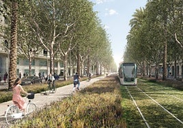 Luz verde inicial a la conexión del tranvía de Barcelona a través de la Diagonal