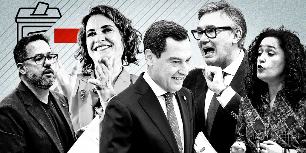 El PP tiene en el aire la mayoría absoluta en Andalucía pero María Jesús Montero no despega