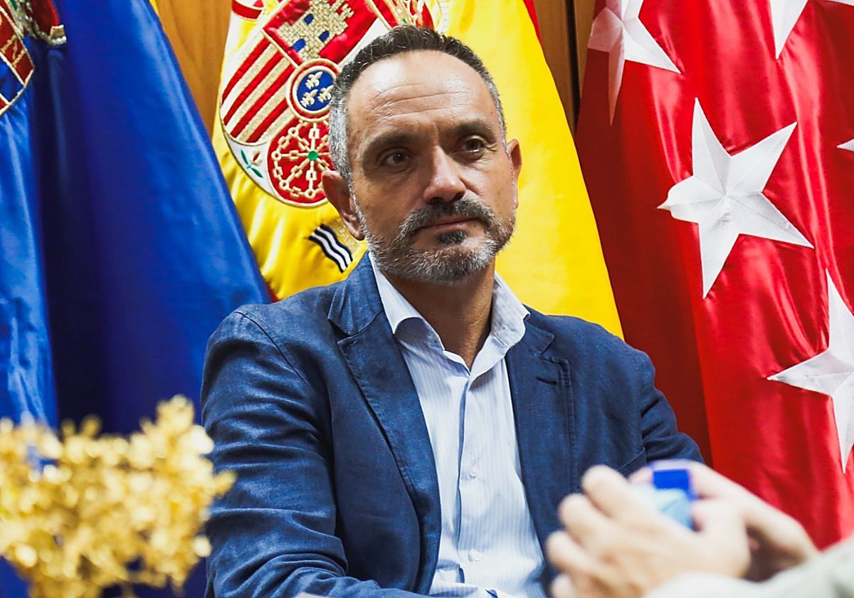 El alcalde de Móstoles, Manuel Bautista
