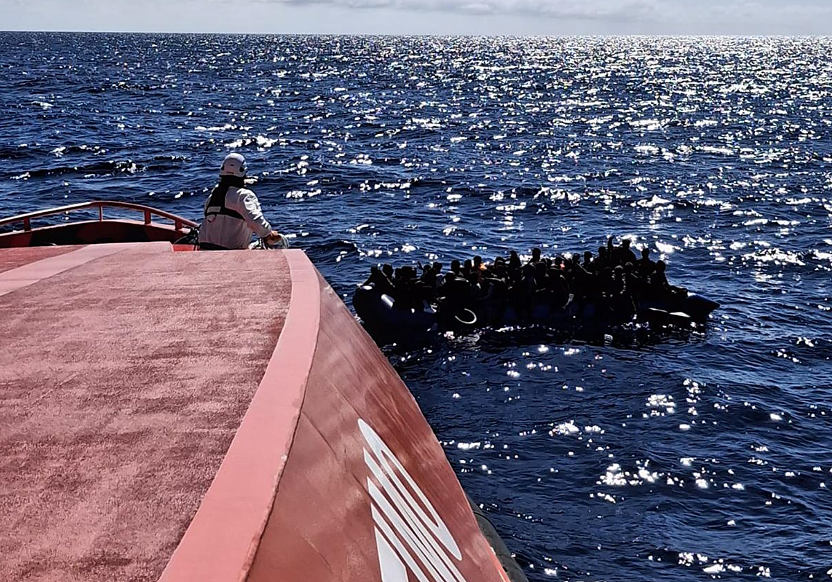 Neumática localizada en aguas de Gran Canaria